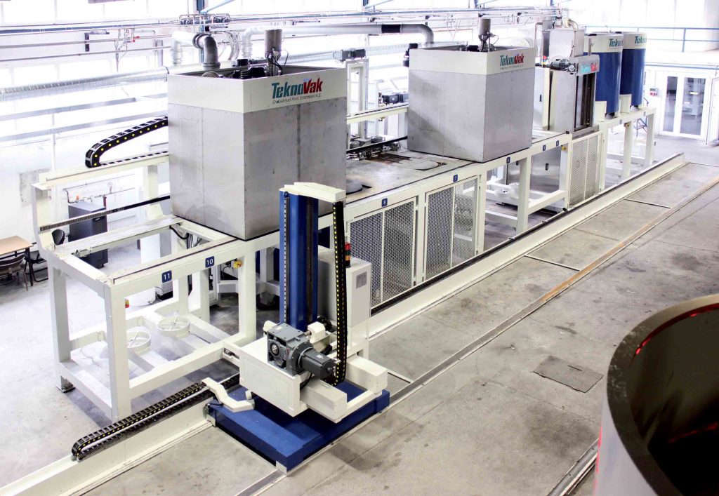Цех с модульными колпаковыми линиями Текновак