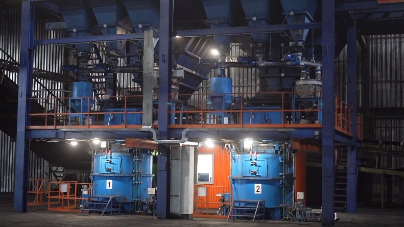Модернизация смесеприготовления на 100 тонн в час на ПАО ТМЗ